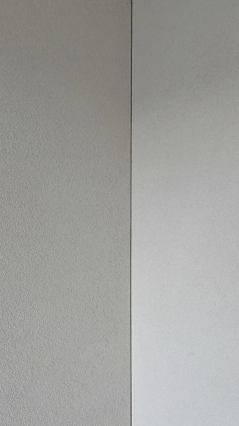 Glatte Wand mit sauberer Fuge
